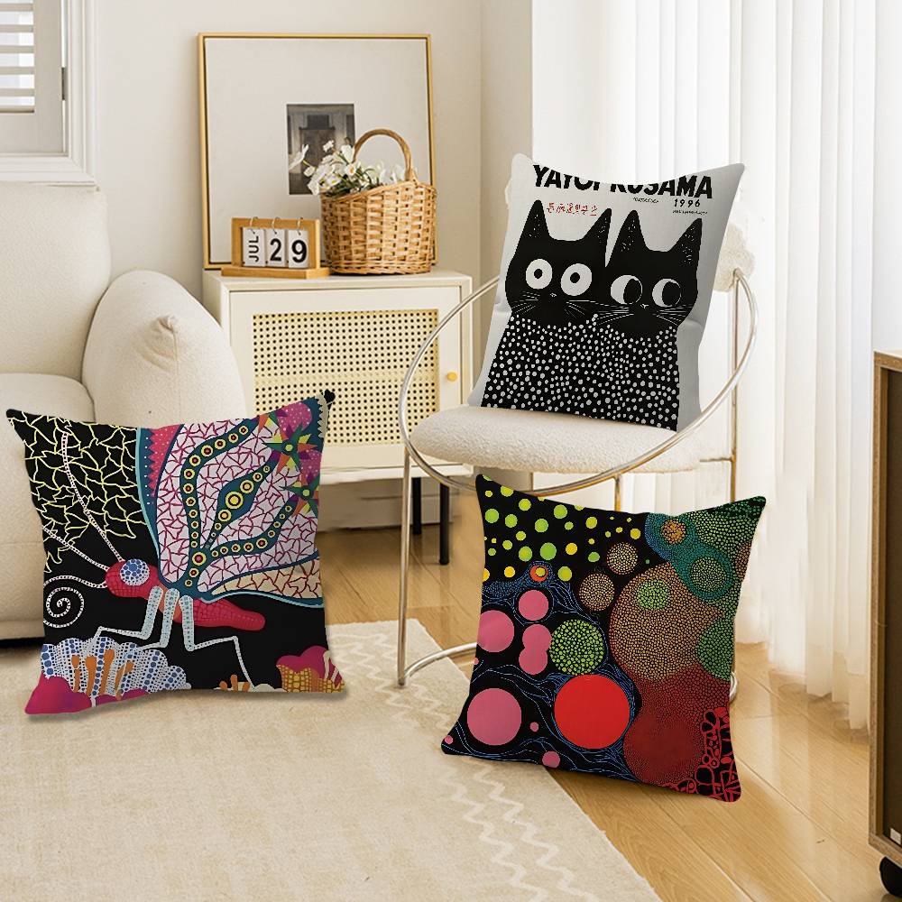 YYayoiS KKusamaS Pillowcases Home Bedding Decorative Pillow Cover Wedding Super Soft Pillow Case
