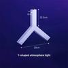 WIFI APP Smart Lamp Tuya Music Rhythm Control Splicing Ambient Quantum Lights LED Night Light for Game Room Bedroom Decoration