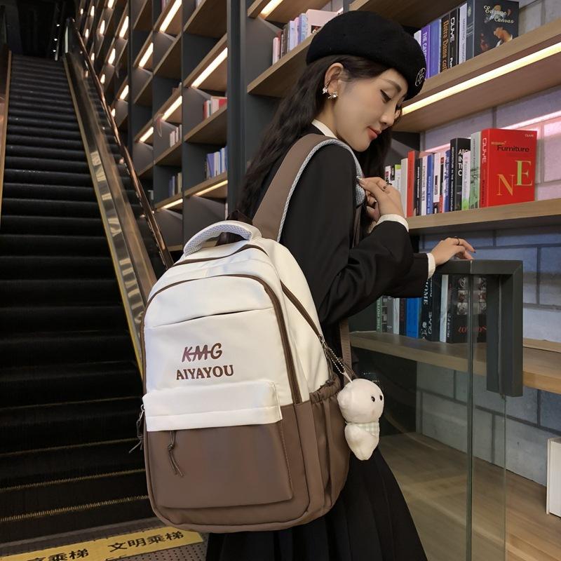 Backpack Unisex Fashionable With Air Cushion Shoulder Straps  School For