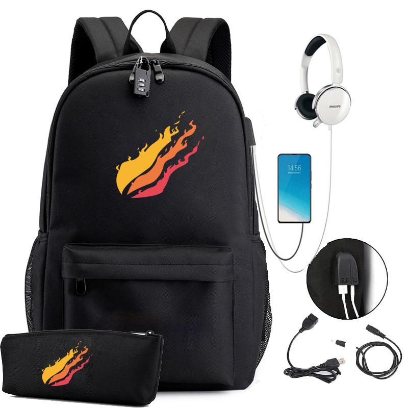 Prestonplayz Spēļu Rakstu Mugursoma Studentu USB