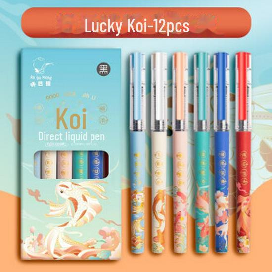 Metaverse Quick-Dry 0.5mm Student Ballpoint Pen - Full Needle Tube Signature Pen