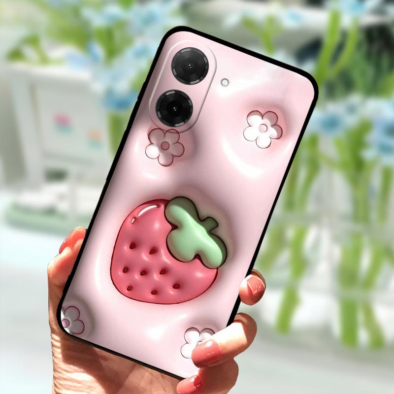 Custodia Morbida Per Xiaomi Redmi A5 4G Silicone TPU Nera Copertura Protettiva Per Telefono Per Poco C71 4G Design Popolare Bumper Ammortizzanti Borse