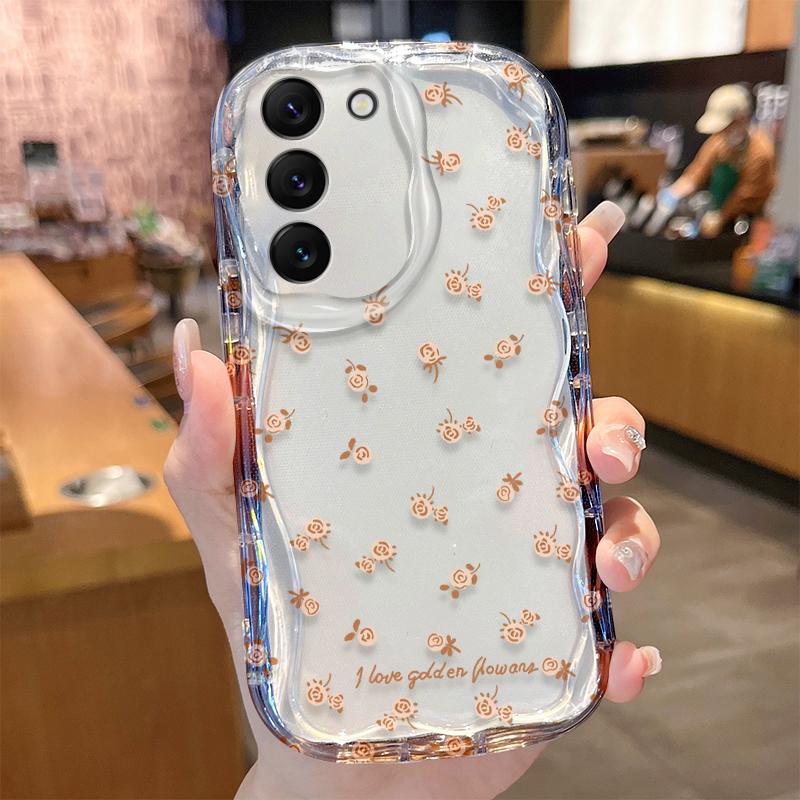 Flower Cherry Case for Samsung Galaxy A53 A54 A55 A56 A34 A35 A36 A26 A15 A16 A73 S25 Ultra S24 Plus S23 S22 S21 S20 FE Cover
