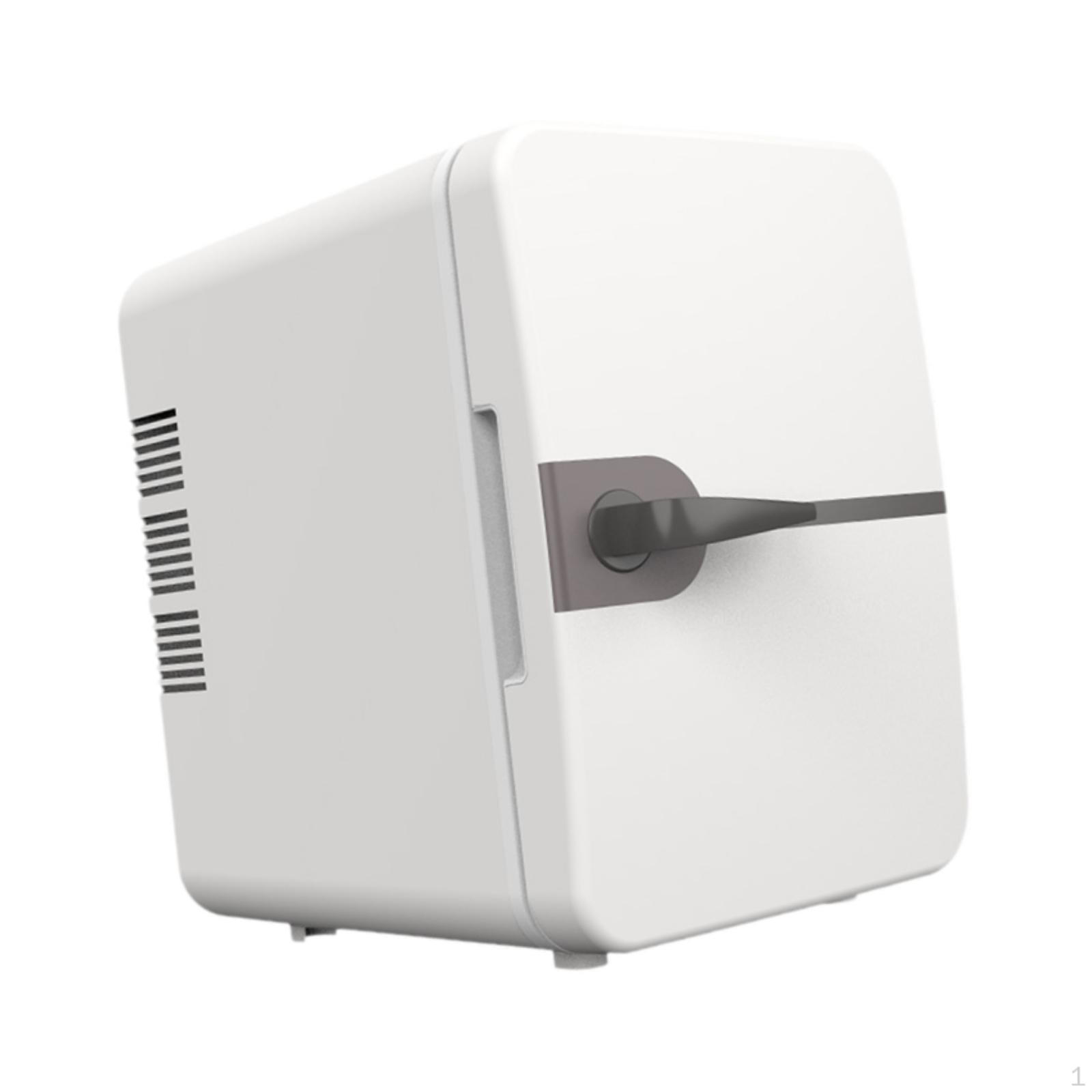 Мини-холодильник 6л/8 банок, небольшой компактный холодильник для офисного автомобиля, розовый