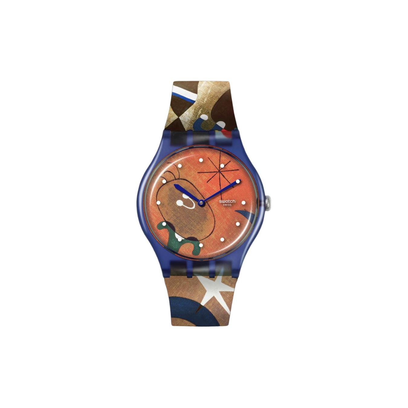 SWATCH Unisex 41mm Orange Watch SO29Z136 SO29Z136 Orange Watch Dial