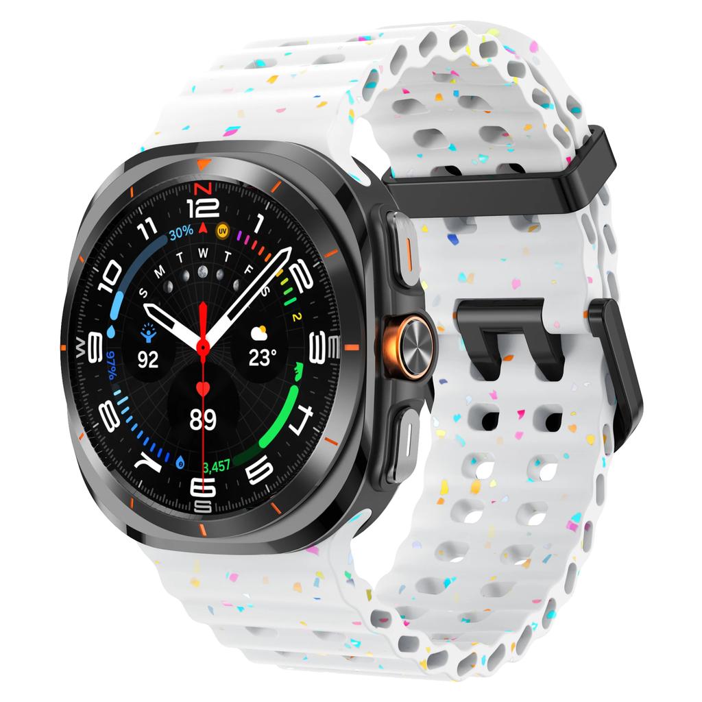 Silicone Breathable Strap For Samsung Galaxy Watch Ultra 47mm Marine Wristband Bracelet Galaxy Watch Ultra(2025) 47mm  Watchband
