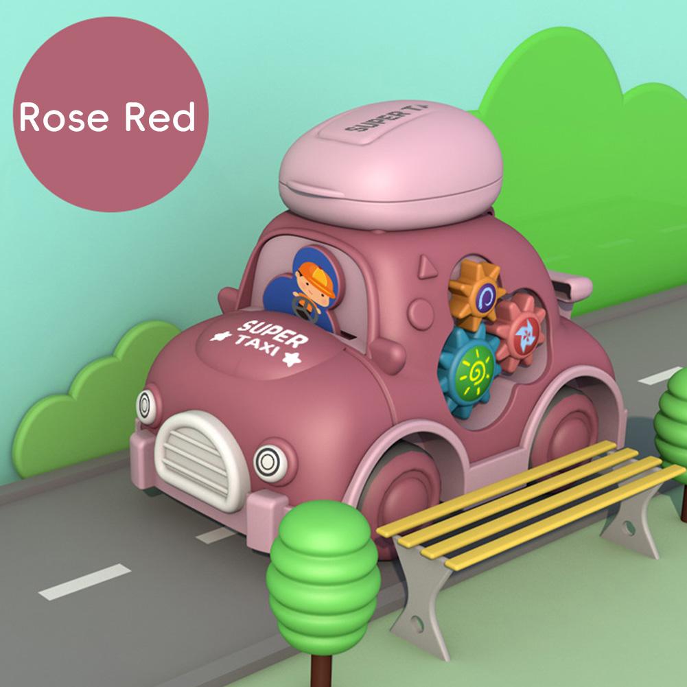 Inertia Sensory Toy Car with Storage Function Smooth Rolling Car Toy Cartoon Inertia Learning Car Toy for Kids