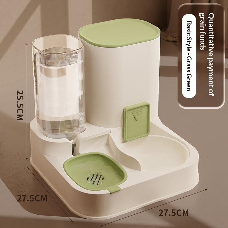 Automatic Cat Food Feeding and Water Dispenser Cat Food Dispenser Water and Food Integrated Large Capacity Water Dispenser
