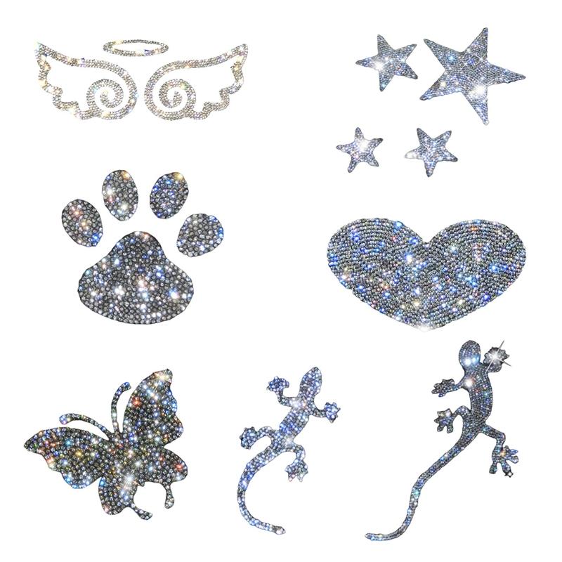 

3D кристалл блестящие наклейки на окна автомобиля индивидуальный дизайн для украшения дома мотоцикла ноутбука горный хрусталь