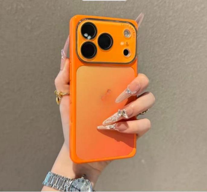 Gradient Color Block iPhone 17 Pro Max Case - Compatible with iPhone 16 Pro/15/14 Full Coverage