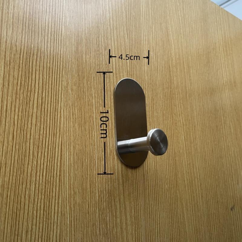 Stainless Steel No-Drill Wall-Mounted Towel and Toilet Paper Holder