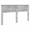 Headboard Concrete Grey Engineered Wood