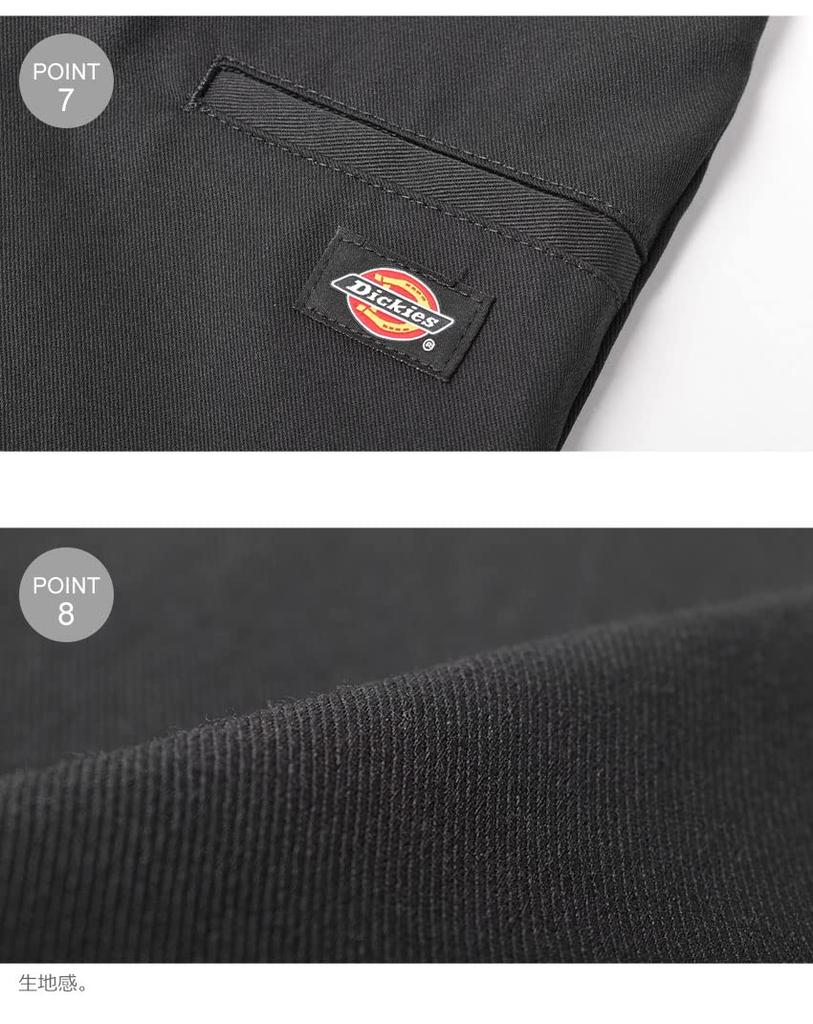 Dickies Men's Twill Double Knee Work Pants, Size 85283 (JP, Size 28, Size 04, Charcoal, 32-inch Inseam) [Parallel Import]