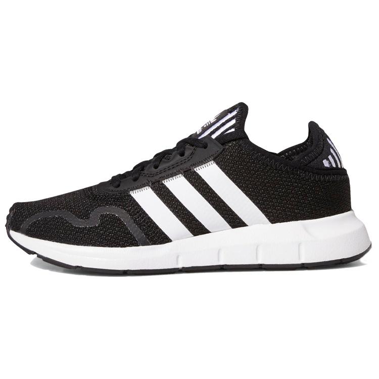 (GS) adidas Swift Run X J Black White Kids FY2150 EU 36