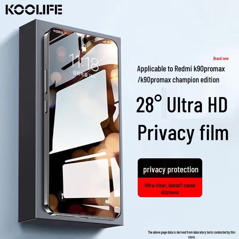 KOOLIFE Tempered Glass Screen & Lens Protectors for Redmi Phones