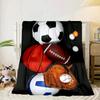 Sports Equipment Collection Blanket Flannel Blanket for bed, sofa, Camping, Hiking, Picnic Essentials, gift for family Fan gifts