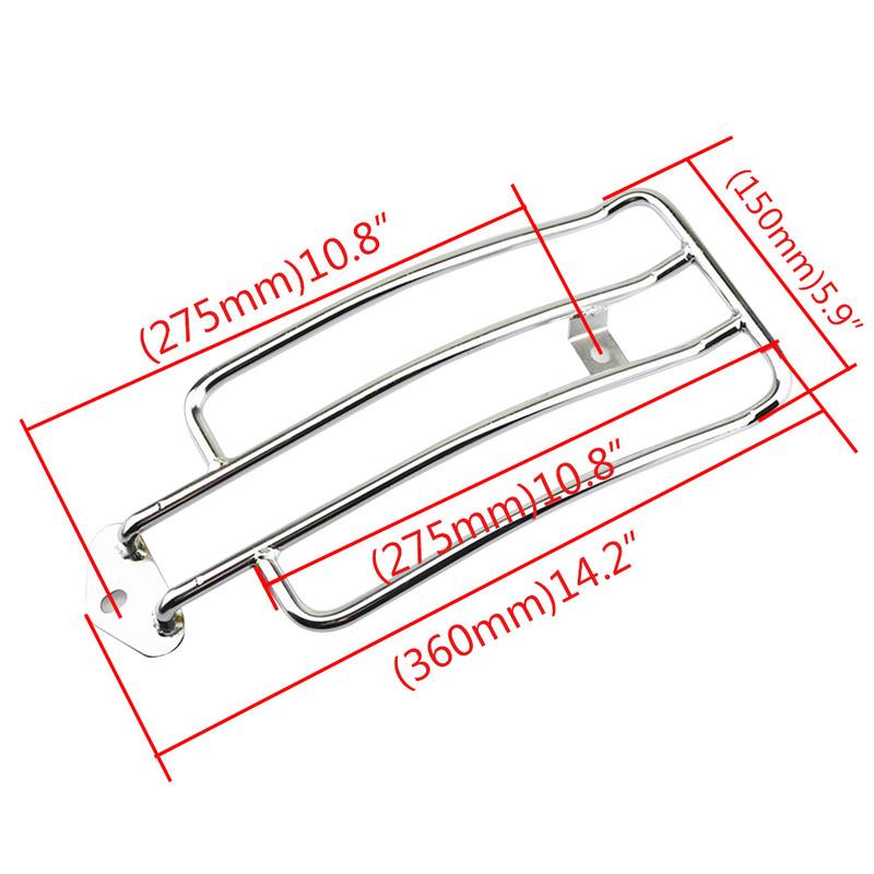 Motorcycle Rear Fender Luggage Rack Support Shelf Solo Seat Carrier For Harley Sportster XL XLH 883 883C 883R 1200 1000 1985-03