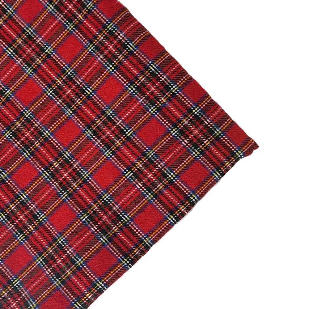 Tessuto a Quadri Scozzesi Classico ed Elegante, Spessore Medio, Poliestere e Cotone, 1-3 Iarde, per Cucire Gonne da Donna, Tessuto Tartan di Designer