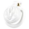 Simulation Female External Genital Cock Cage Chastity Lock Male Use Sexy Transformation Penis Lock Waterproof Customized Toys