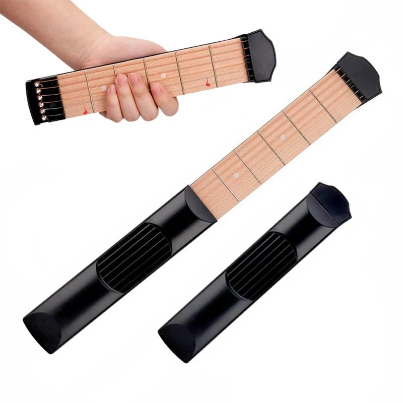 Allenatore di Accordi per Chitarra Portatile Strumento da Tasca per Esercitarsi sulla Chitarra Ausilio per le Dita della Chitarra Accessori per Principianti