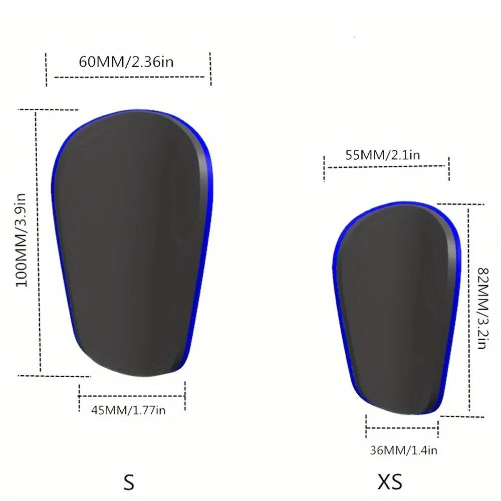 Mini Shin Pads EVA Sponge Wear-resistant Shock Absorbing Soccer Leg Protector Portable Lightweight Football Training Shank Board