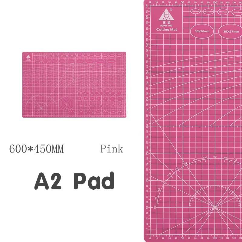 A2 Cutting Board Grid Line Self-healing Cutting Board Craft Card Multicolor Double-sided Desktop Manual Cutting Pad 60 * 45cm