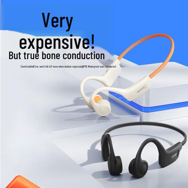G01 Bone Conduction Bluetooth Earphones - Wireless, Lightweight, Ear-Hook Design for Running and Sports with Long Battery Life.