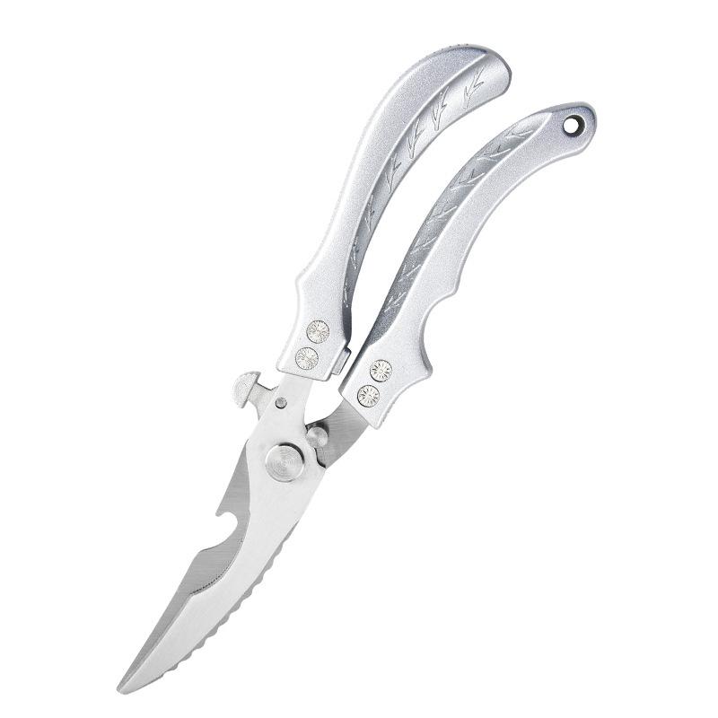 

Кухонные ножницы из нержавеющей стали, многофункциональные, мощные, для резки куриных костей, птицы, морепродуктов, овощей, ножницы для барбекю, инструменты