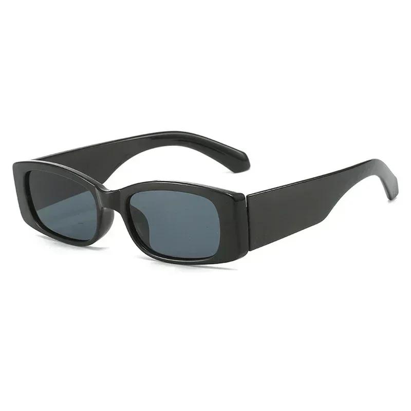 Trendy Rectangle Sunglasses Men Women Luxury Brand Designer Square Frame Sun Glasses Vintage Small Sunglasses