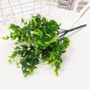 Simulation Green Plant 7-Pronged Eucalyptus Leaf Bouquet, Restaurant Flower Bed Flower Arrangement Decoration, Money Grass Plastic Fake Flower