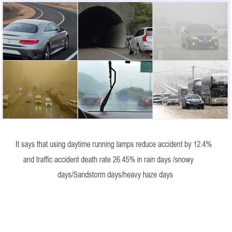 1PC Ultra-Thin Car LED Daytime Running Light Soft Tube Strip Colorful Water Light Guide Car Light
