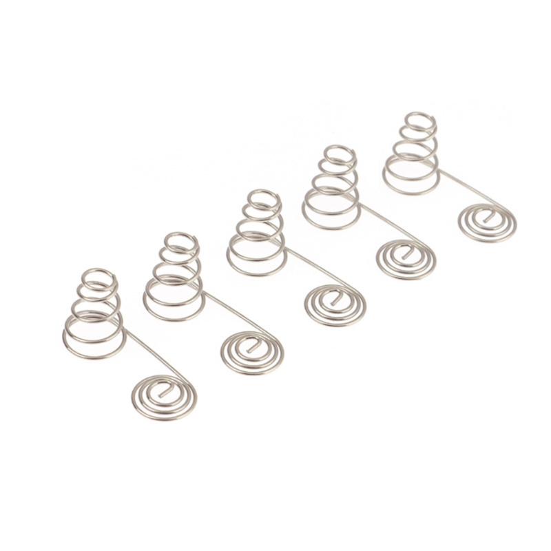 Reliable Metal Coated Battery Coil Contact Plate Coil Springs For 2A Battery Consistent Electrical Linkage