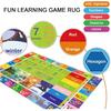 ABC Rug for Kids Playroom,Toddler Alphabet Mats Washable for Baby Area,Classroom,Play Room,Floor,Nursery (2.6×4ft /31×47in)