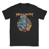Men T-Shirts M-Megadethed Band  Funny 100% Cotton Tee Shirt Short Sleeve  T Shirts Crew Neck Tops Graphic