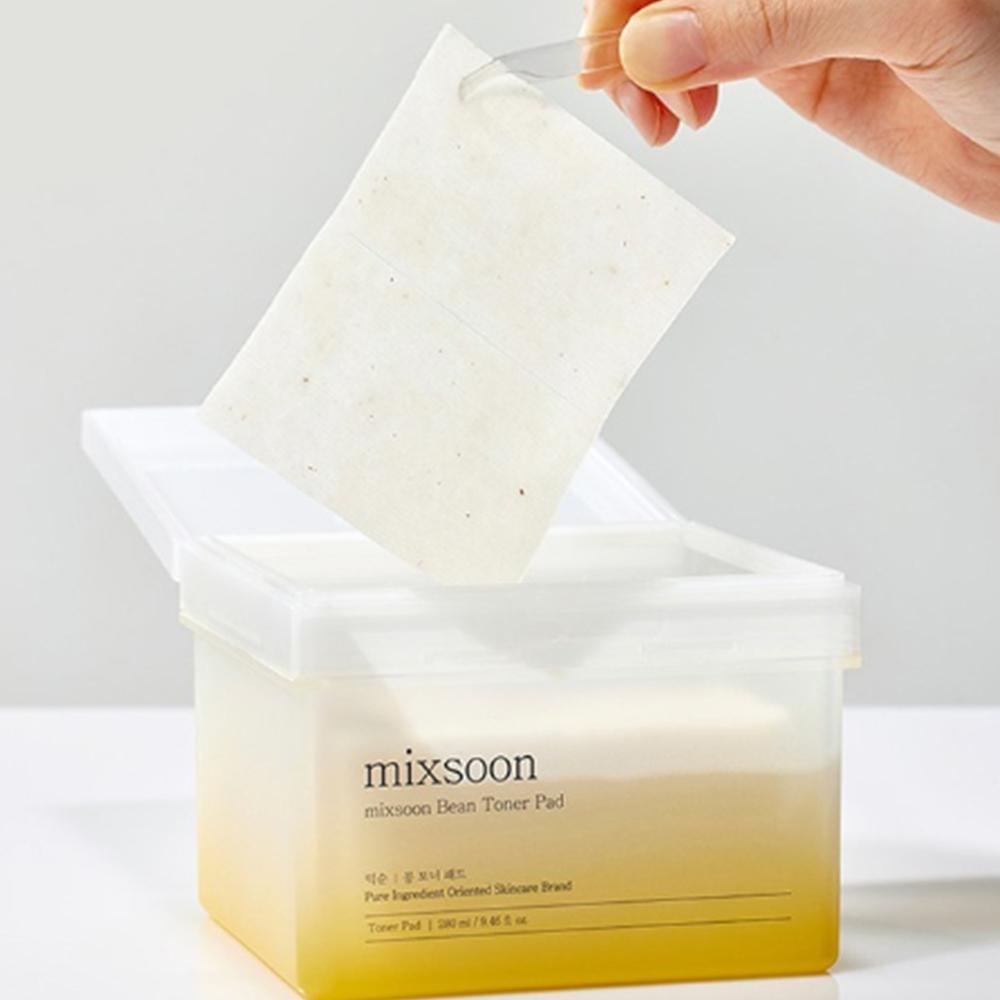Mixsoon Bean Toner Pads – Soybean Extract Moisturizing Pads 180ml (70 Sheets)