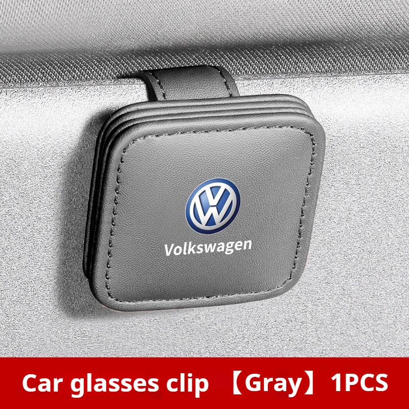 Hub Caps Car Visor Glasses Storage Box Sunglasses Clip Card Holder For VW Volkswagen Polo Golf Jetta Lavida Octavia Tiguan Passa