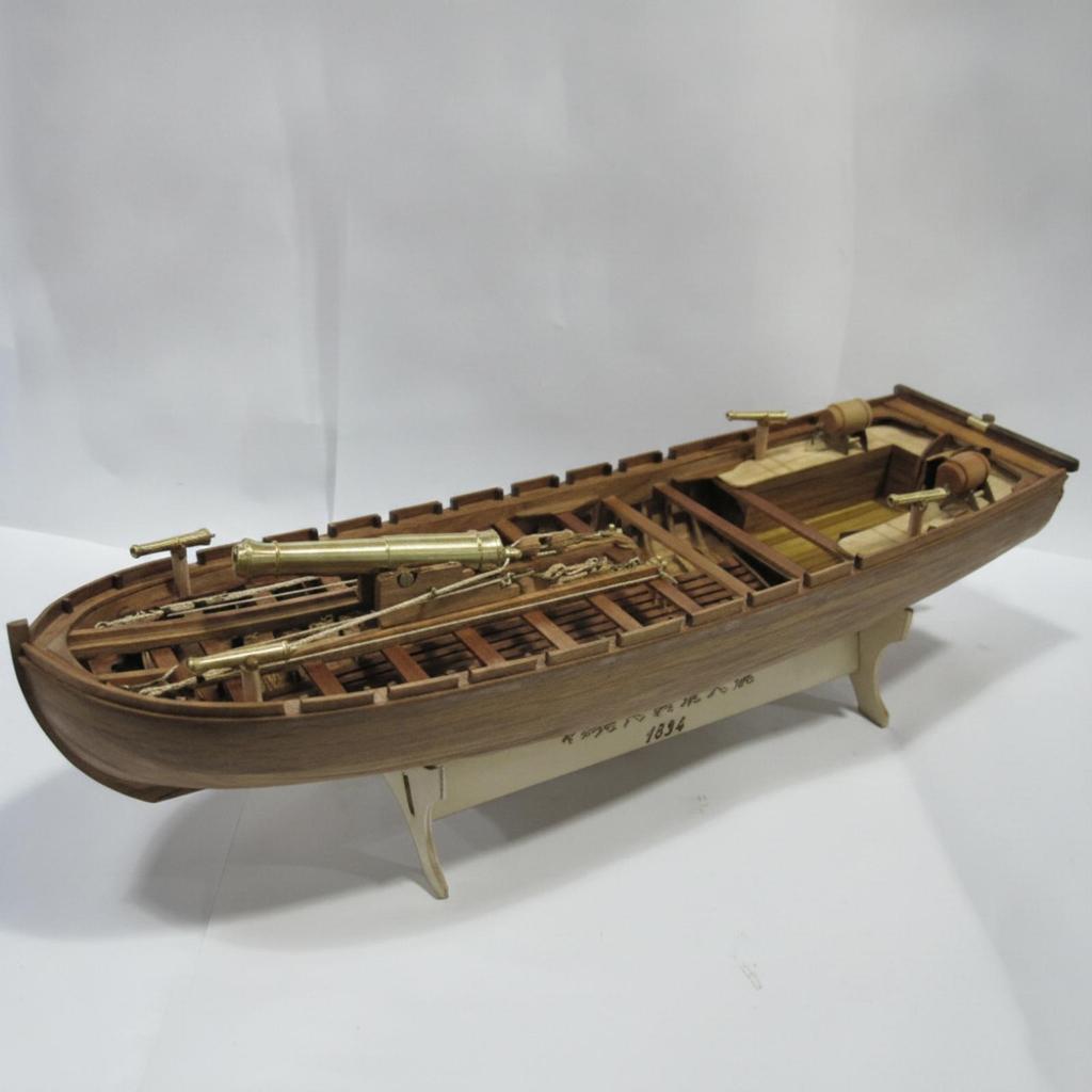 Wooden Ship Model Kit Cut Sailing DIY for Collectors, History Buffs, Home Display,
