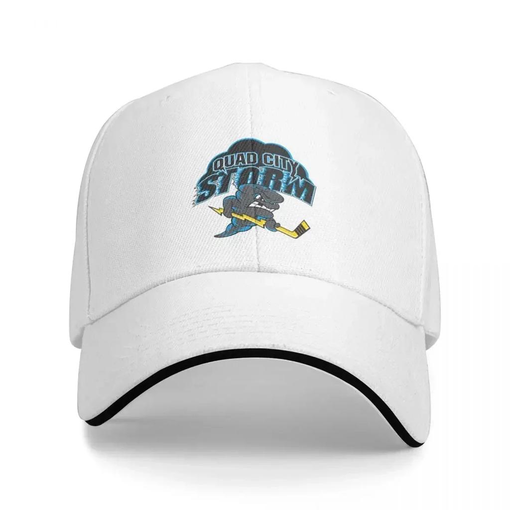 Quad City Storm Baseball Cap Beach Hat Funny Hat Mens Baseball Womens