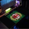 Tappetino per mouse con logo AC Milan, base in gomma, tappetino da scrivania per esports, tappetino per mouse per giocatori e uso in ufficio, scrivania da gaming, tappetino facile da pulire