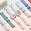 Yousheng Silicone Watch Band Waterproof Sweat-Proof Replacement Band Soft Solid Color Watch Strap for Apple Watch Series Ultra