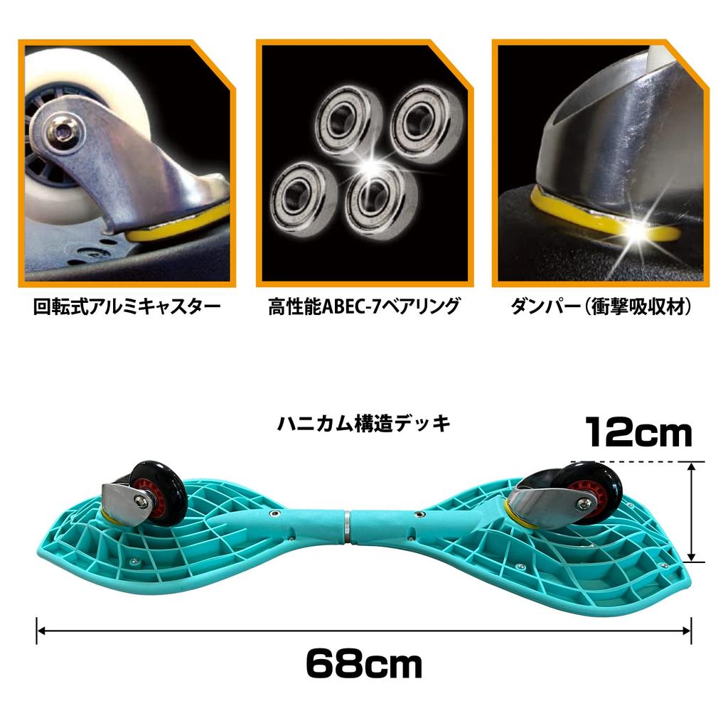 RANGS Japan Lipstick Deluxe Mini Mint Blue Caster Board