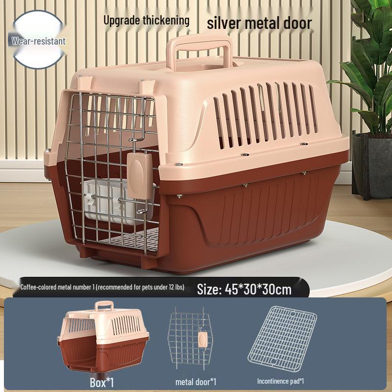 Portable Pet Airline Carrier: Space Capsule Cat Bag & Dog Cage for Small/Medium Pets