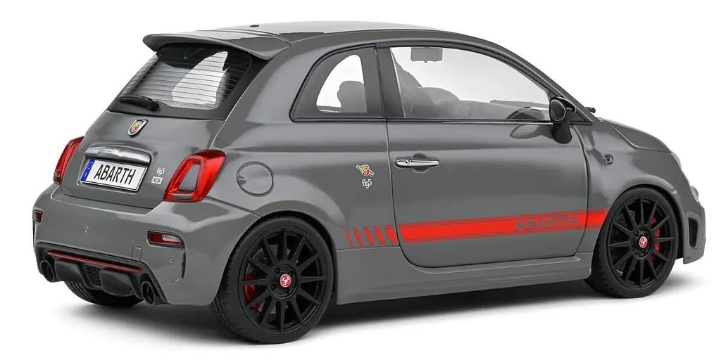 Kyosho SOLIDO Scale Fiat 695 Abarth XSR Yamaha Edition Finished Product S1811302 1/18 (Gray)