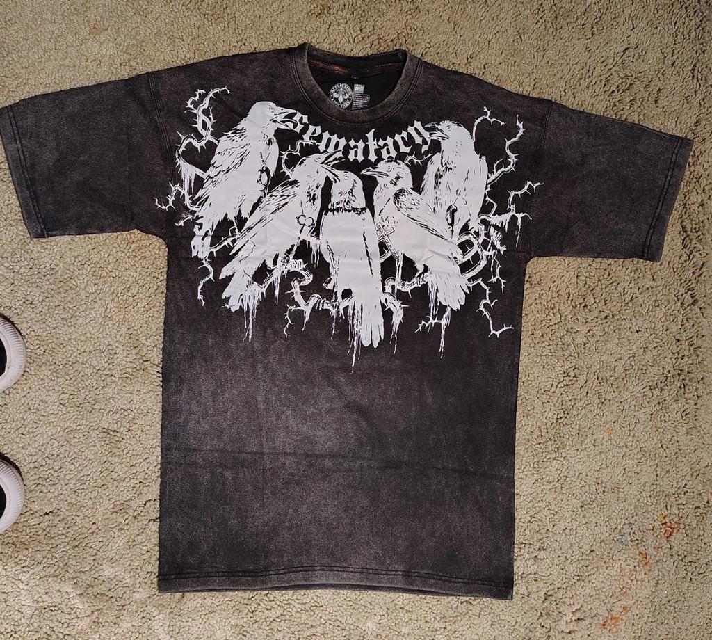 Affliction X Sematary Graphic Tee – Rare Crow Design – Size 7XL – NEW & SEALED