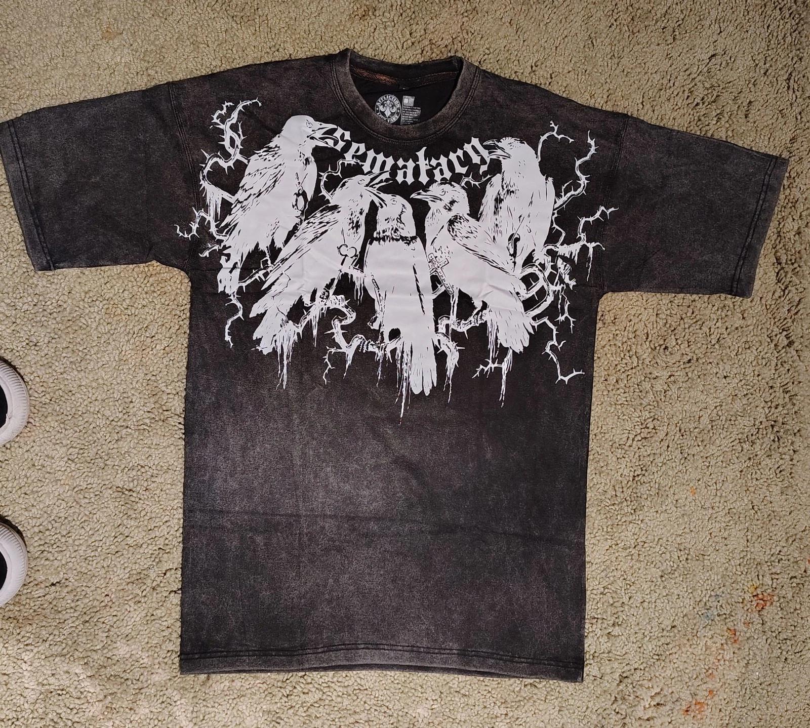 

Графическая футболка Affliction x Sematary – Редкий дизайн с вороной – Размер 7XL – НОВАЯ и ЗАПЕЧАТАННАЯ 2XL