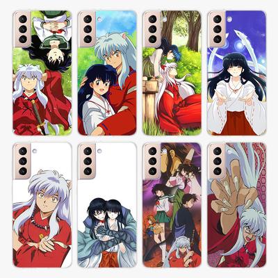 Cartoon Anime Inuyasha For Samsung Galaxy S22 Pro S21 S20 FE Ultra S10 S10E Lite S9 S8 Plus S7 S6 Edge Soft Phone Case