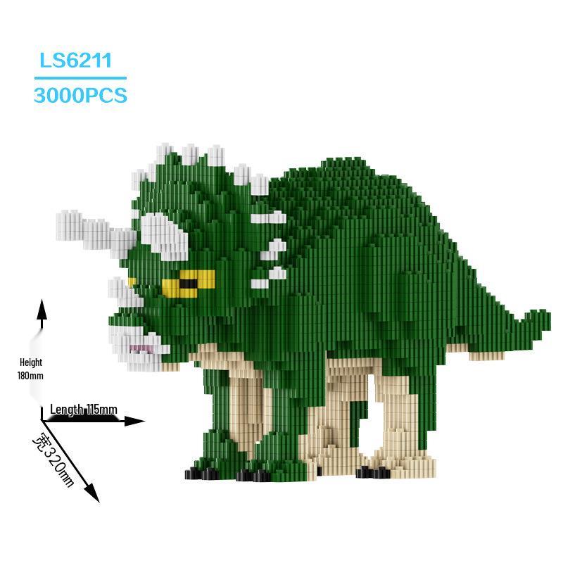 

Набор игрушек-конструкторов динозавра Велоцираптора - Серия для девочек с ковриком