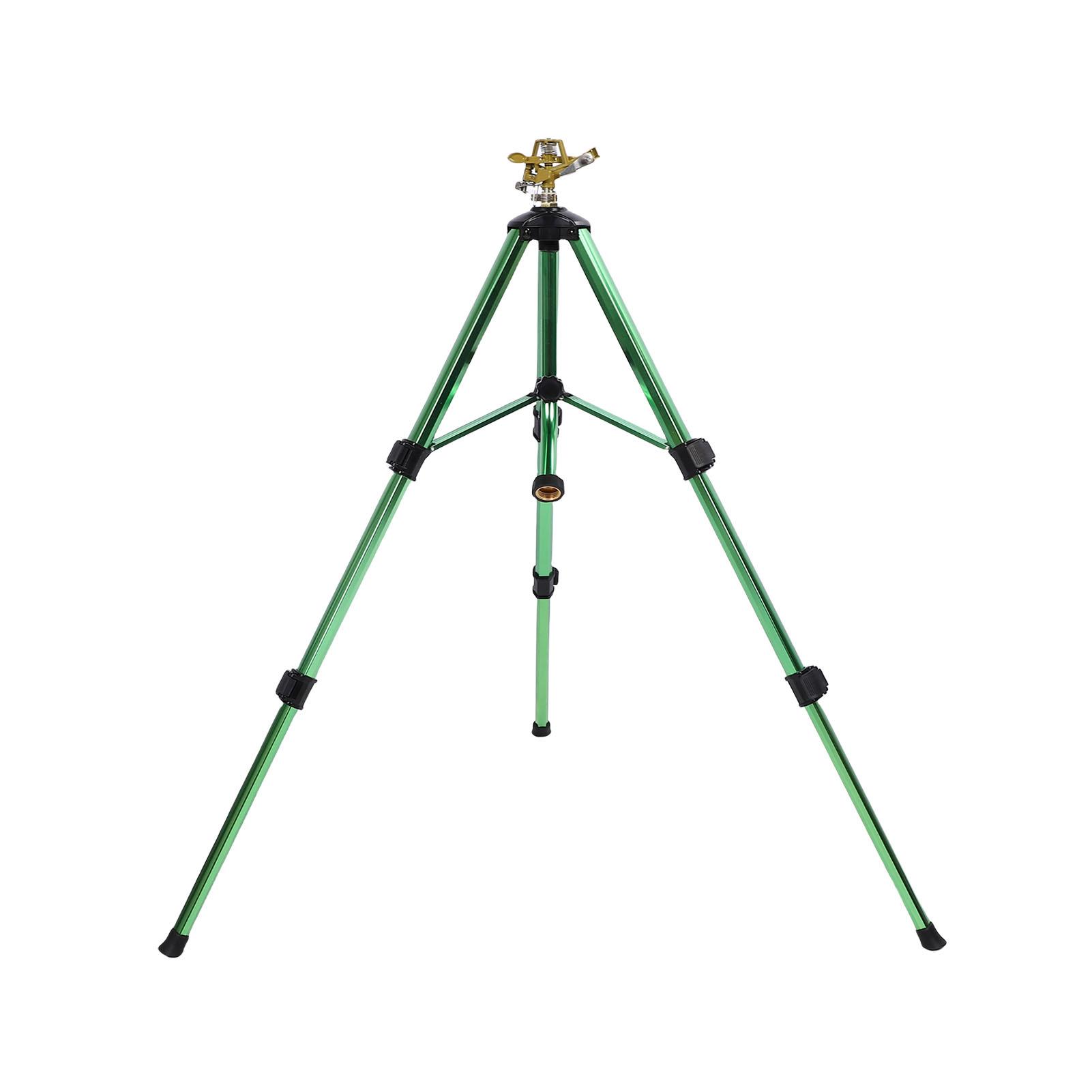 Sprinkler on Tripod Base, Heavy Duty Sprinkler Head Large Area Irrigation with 3Celsius4 Inch Connector Extension Legs, Sprinklers for Yard La