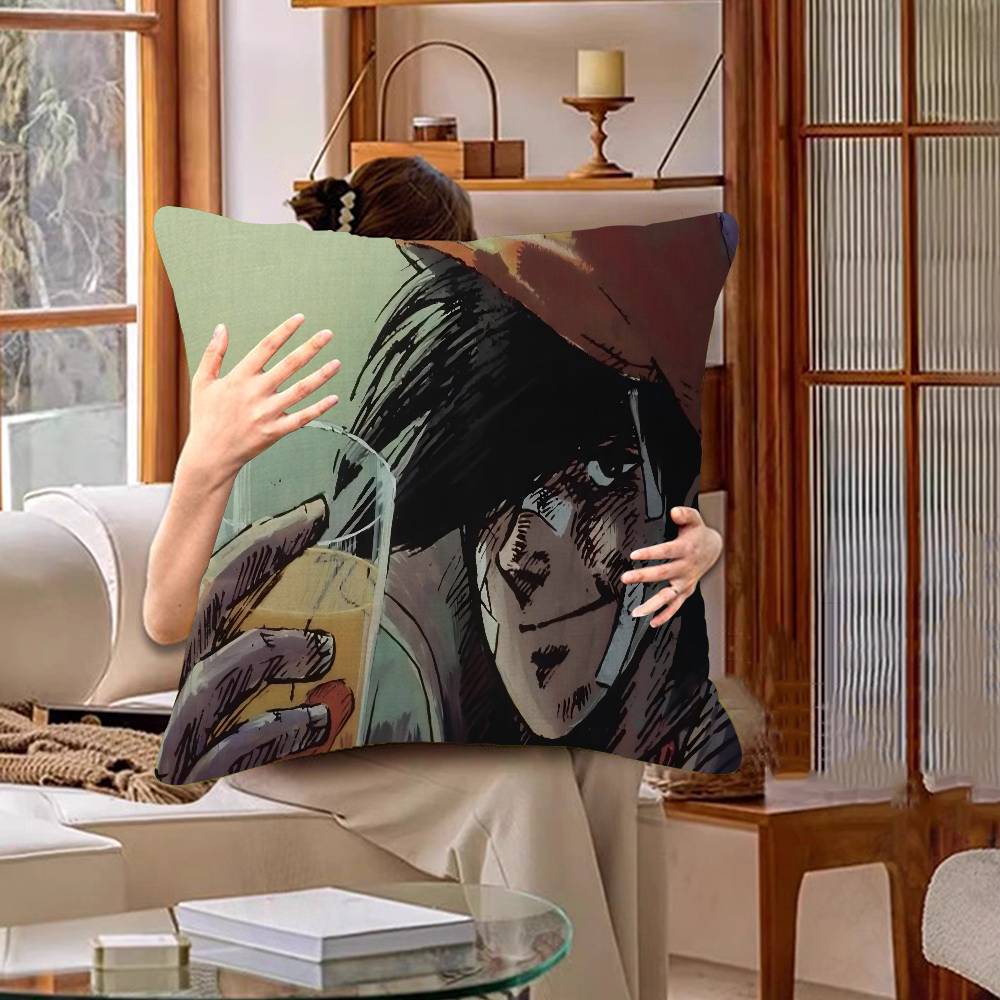 Fighting Comics T-Tomorrow Joe Pillow Gift Home Office Decoration Bedroom Sofa Car Cushion Cover Case 45x45