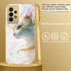 Fantastic white kitten For Samsung A50 A51 A52 A53 A54 55 56 14 15 13 16 26 31 32 33 34 35 70 71 72 73 Golden glass phone case